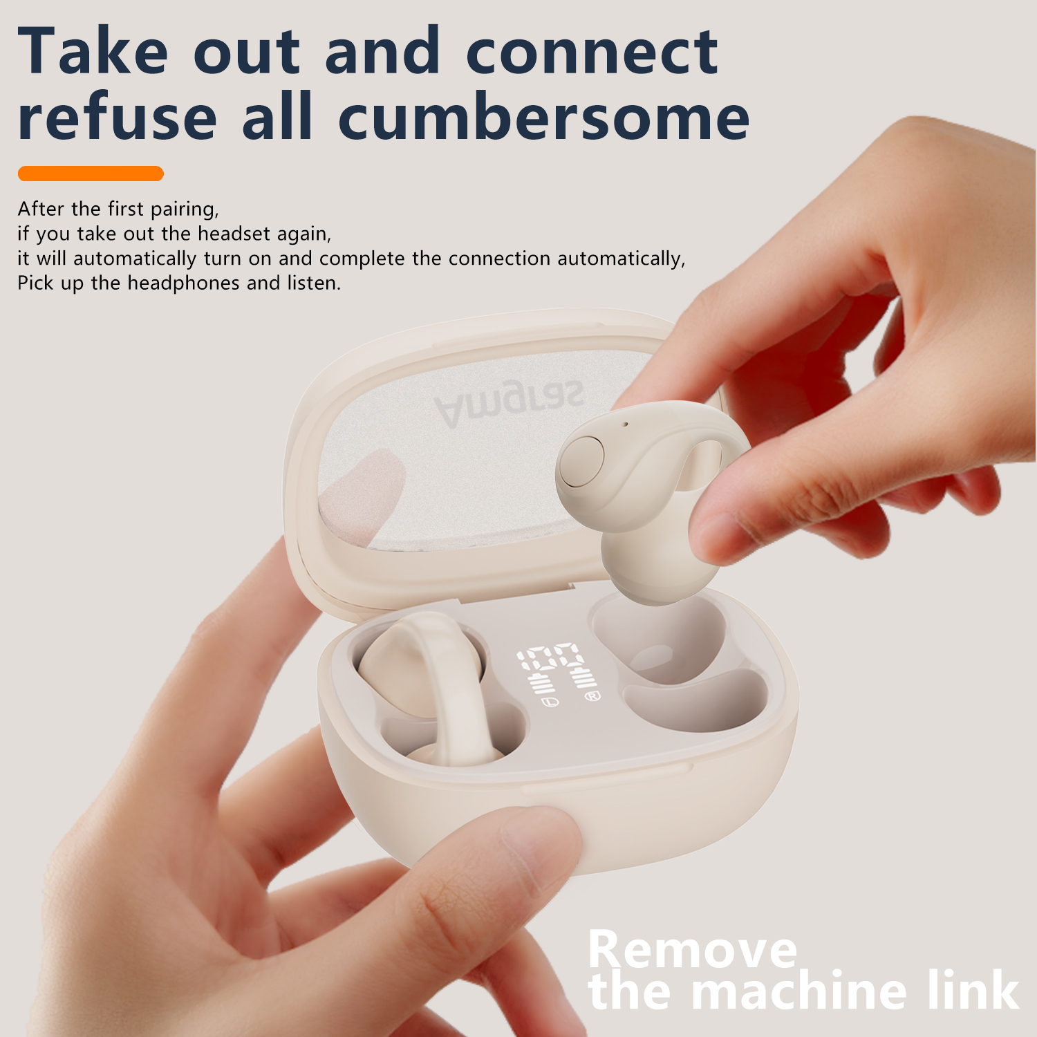 Amgras Spacebuds Ⅱ Pro Bone Conduction Earbuds Earphone Bluetooth ...