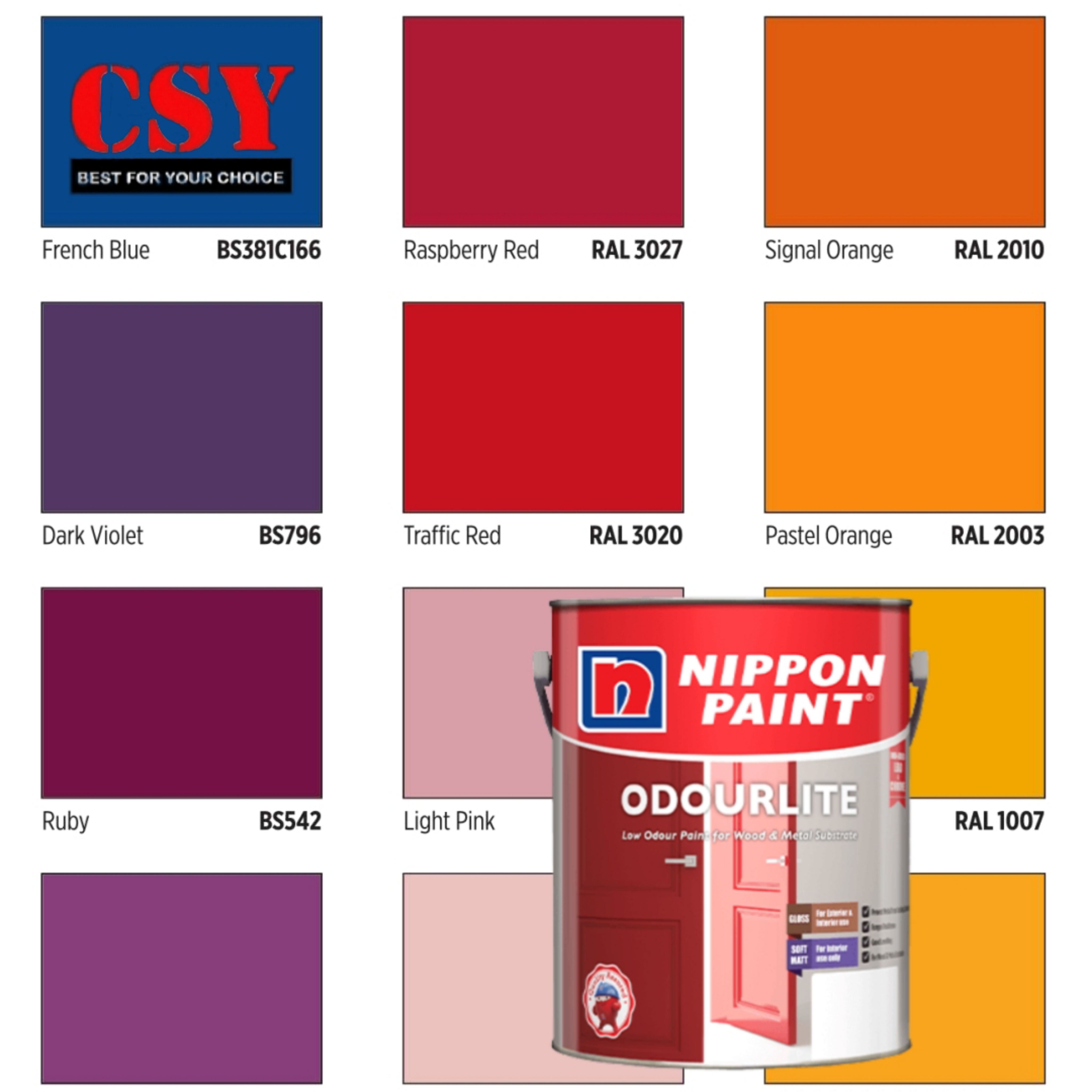 NIPPON PAINT Odourlite Soft Matt Finish 1 Liter Shopee Malaysia