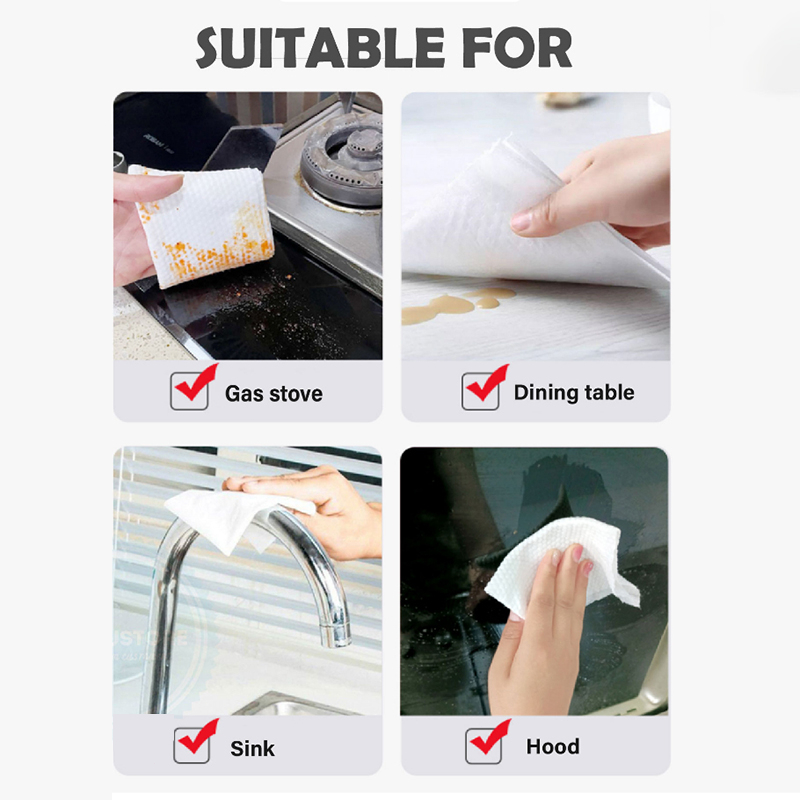 Kitchen Wipes Blue Grey 80 Sheets Kitchen Cleaning Wipes Degreasing ...