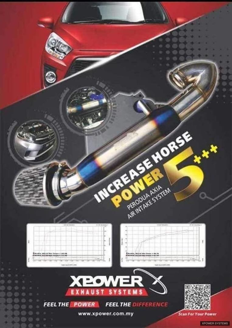 Xpower Axia Air Intake Systems 2013-2022 Open Pod | Shopee Malaysia
