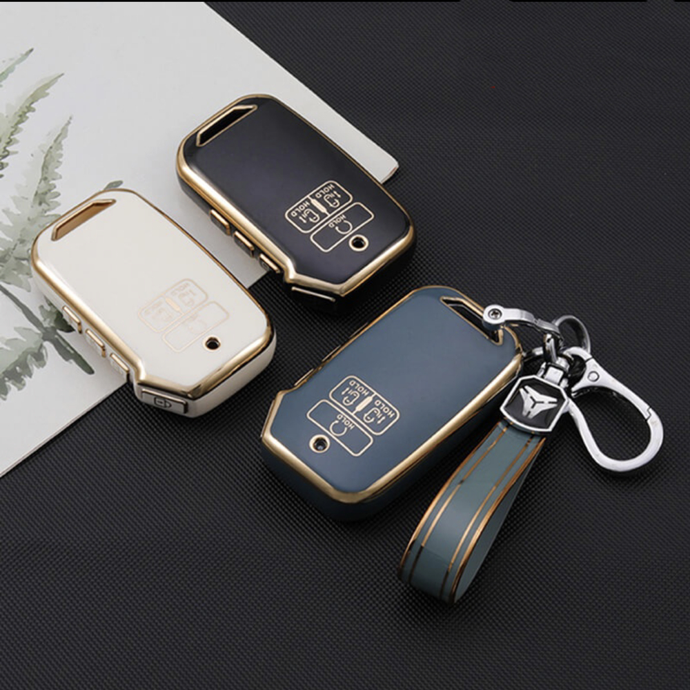 KIA Car Key Cover Chrome Reflection TPU Car Key Remote Casing Sarung