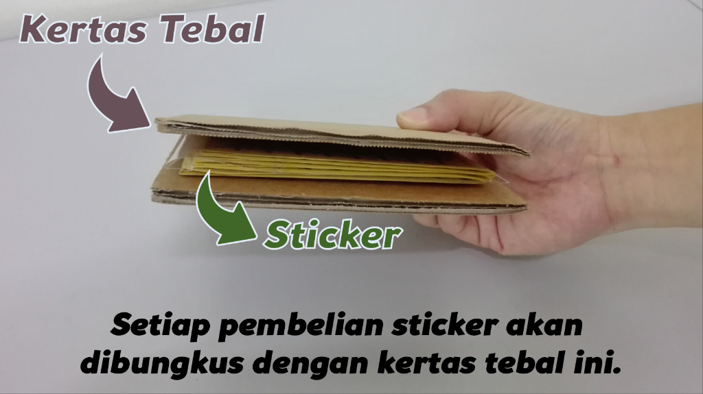 Sticker Nama Transparent Kalis Air / Name Sticker Transparent Clear ...