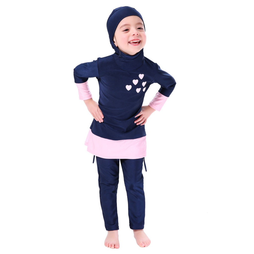 [#79] PENANG READY STOCK Kids Girl Muslimah Muslim Swimsuit Swimwear ...