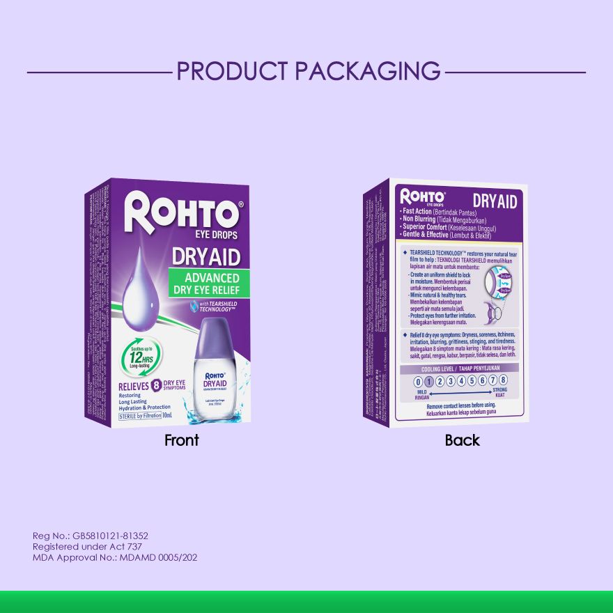 Rohto Advanced Dry Aid Eye Drops 10ml | Shopee Malaysia