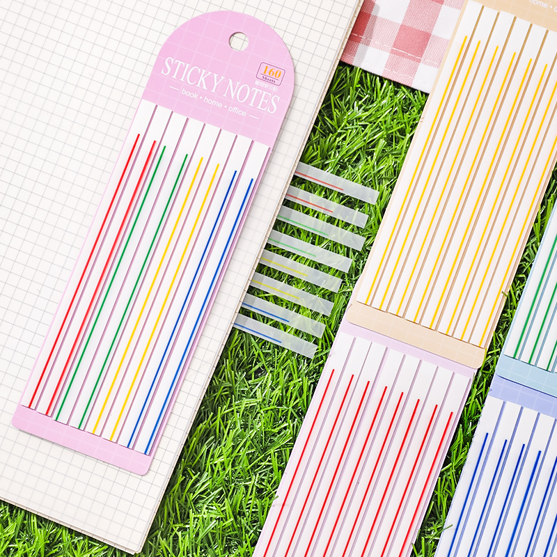 Points Highlights Lines Thin Strips PET Index Stickers Transparent ...
