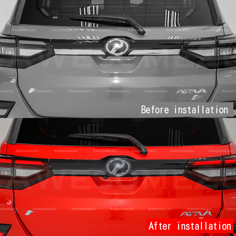 Awesome2u Perodua Ativa Rear Tail Gate Trim Garnish Accessories ...