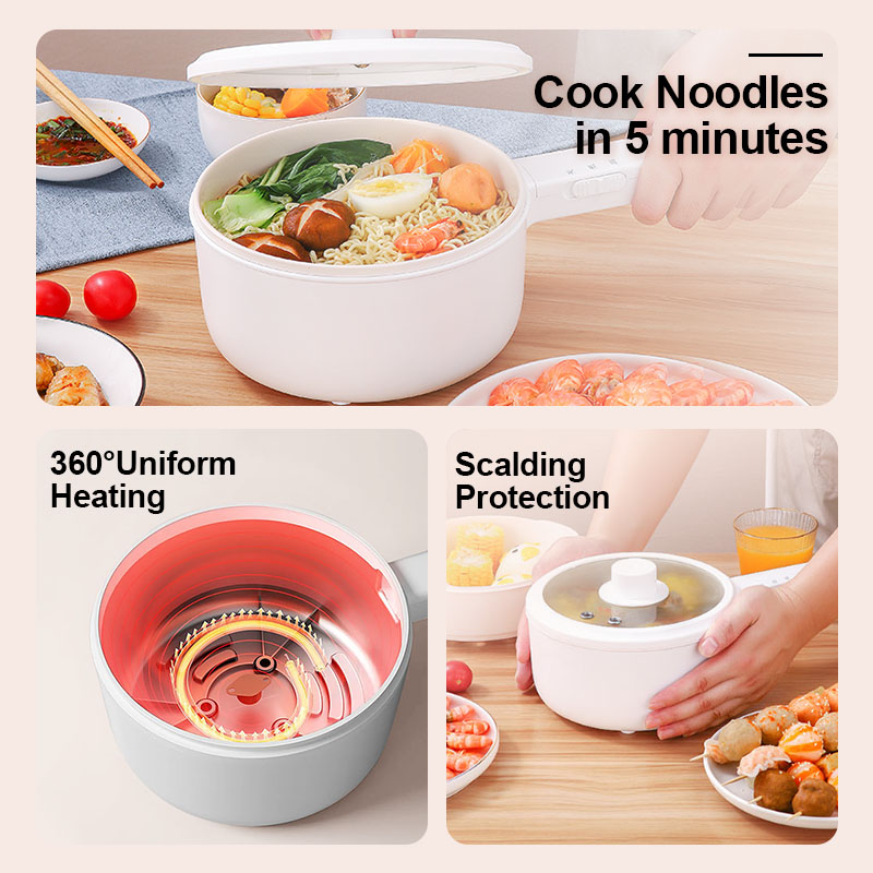 1.6L Multi Cooker Mini Electric Function Non Stick Ceramic Coating ...
