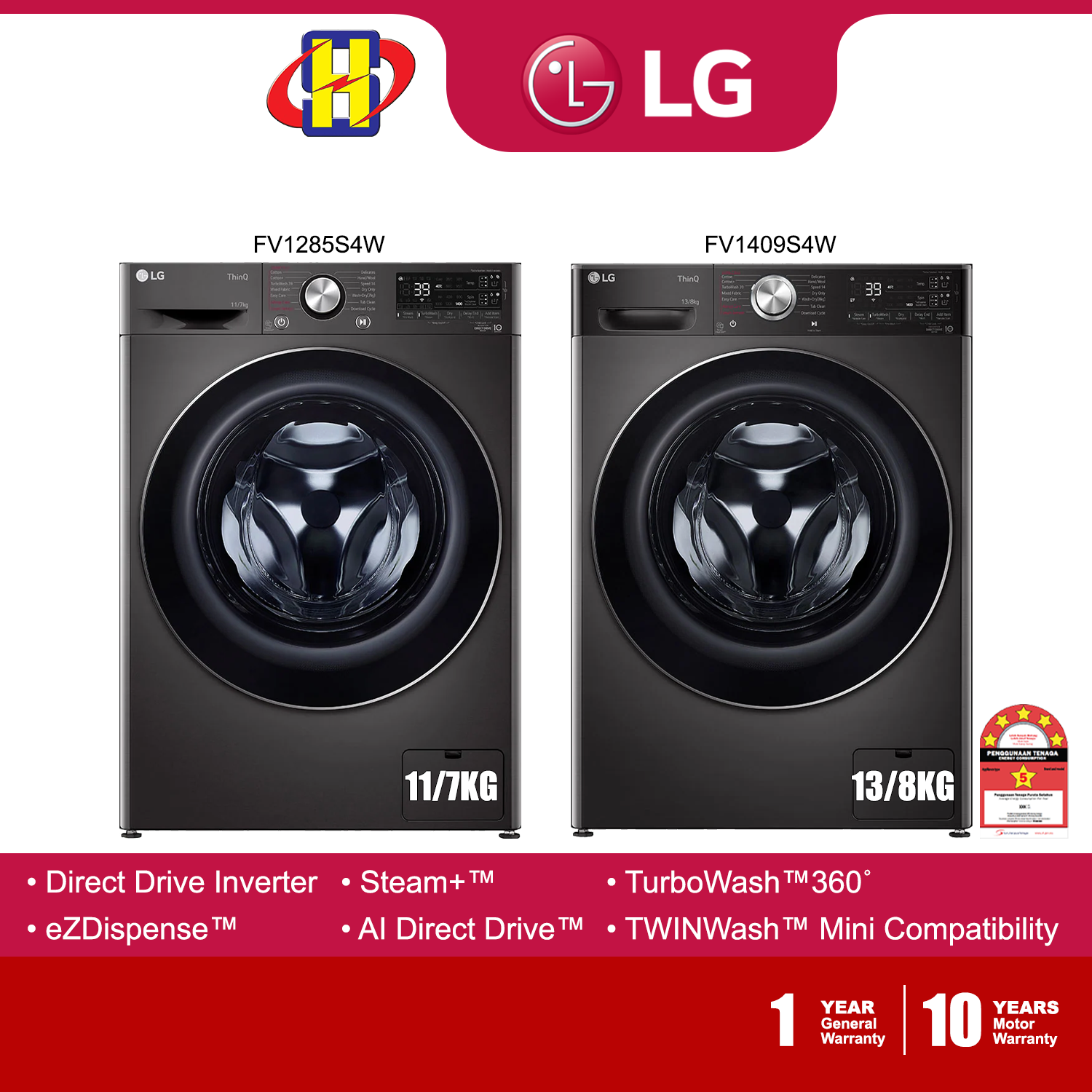 Lg inverter direct drive 13kg new arrivals
