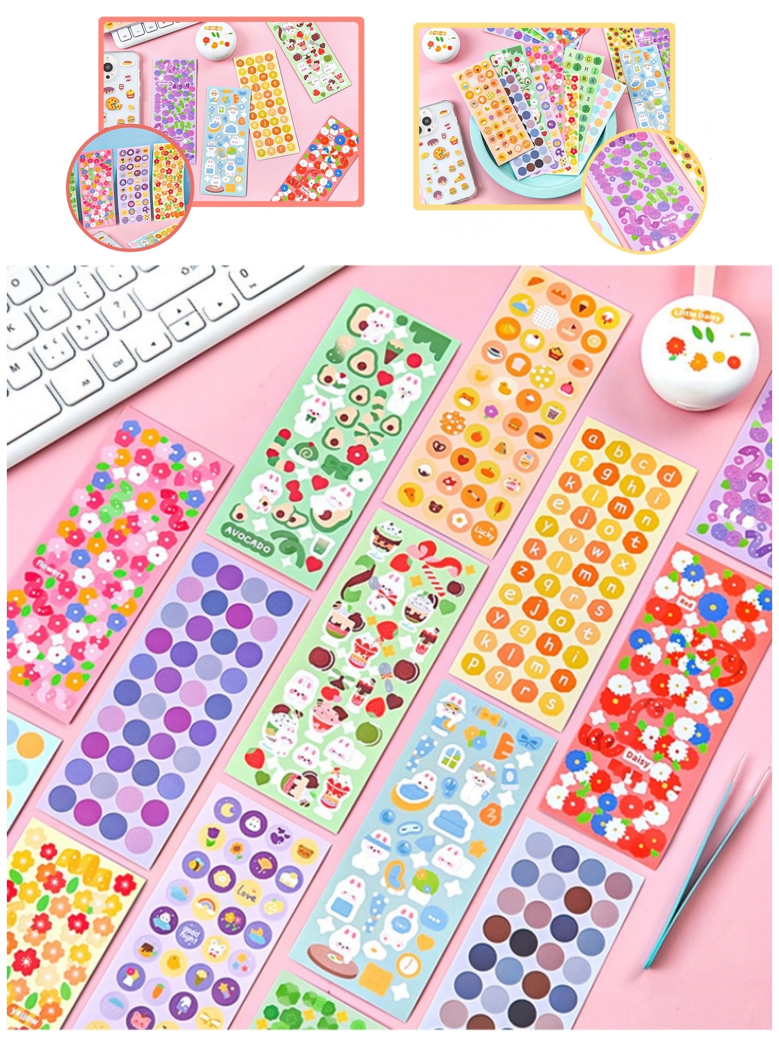 *CLEARANCE* INS Creative Cute Cartoons Guka Deco Stickers Set DIY ...