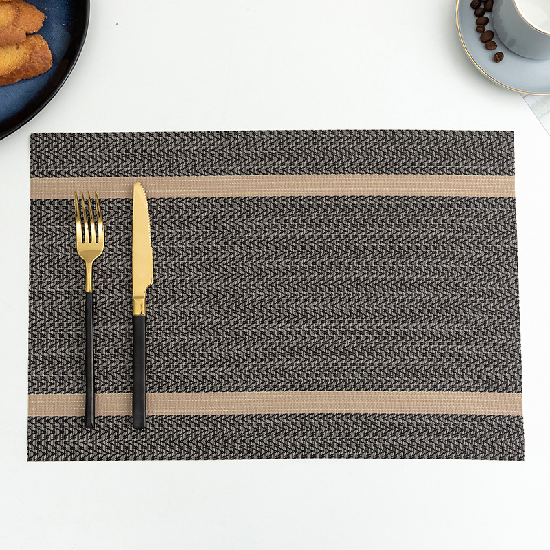 PVC Dining Table Mat Coaster Table Placement Anti Slip Washable ...