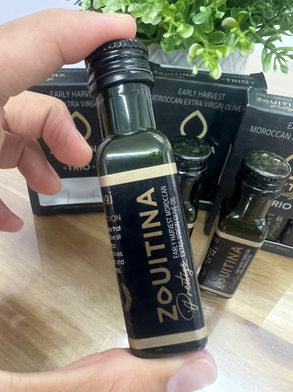 ZOUITINA PRESTIGE TRIO TRAVEL SIZE MOROCCON EXTRA VIRGIN OLIVE OIL