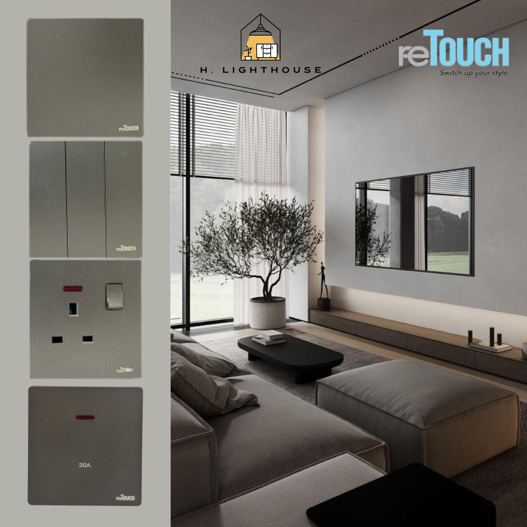 🔥HOT SELLING🔥 RETOUCH Ultra Rimless Socket and Wall Switch Slim Modern ...