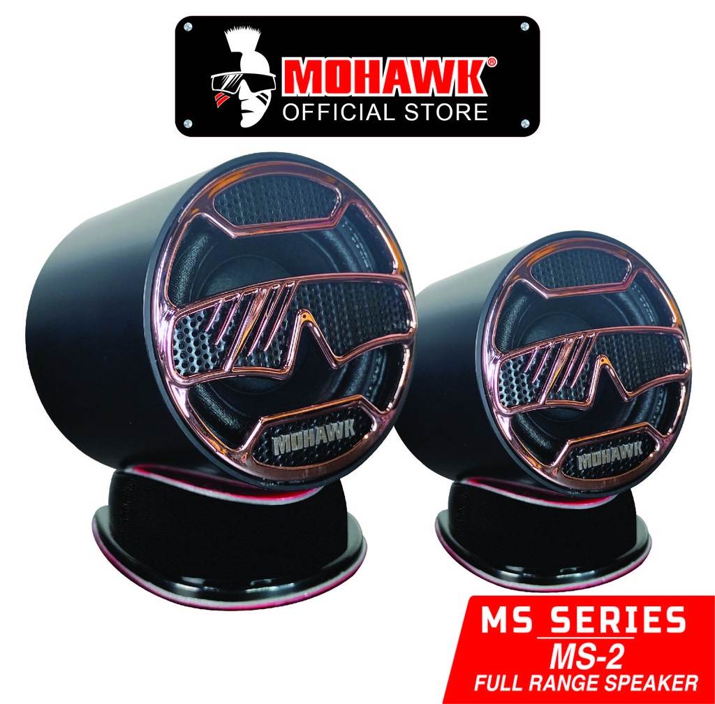 MOHAWK MS Series MS-2 2 Way Full Range With Bass Car Speaker (100W/2 ...