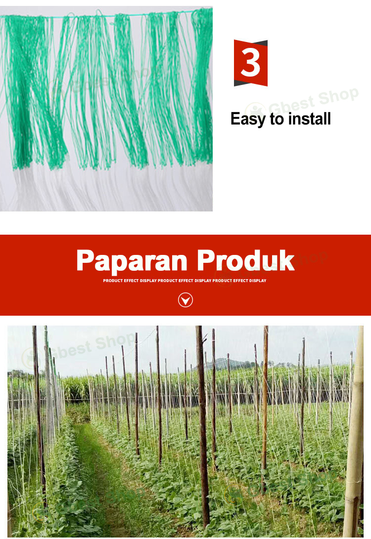 Melon Net Trellis Climbing Plants Support Garden Net Mesh Netting ...
