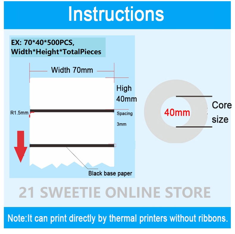 All Transparent Thermal Sticker Rolls PVC PET ISO Adhesive Clear Label ...