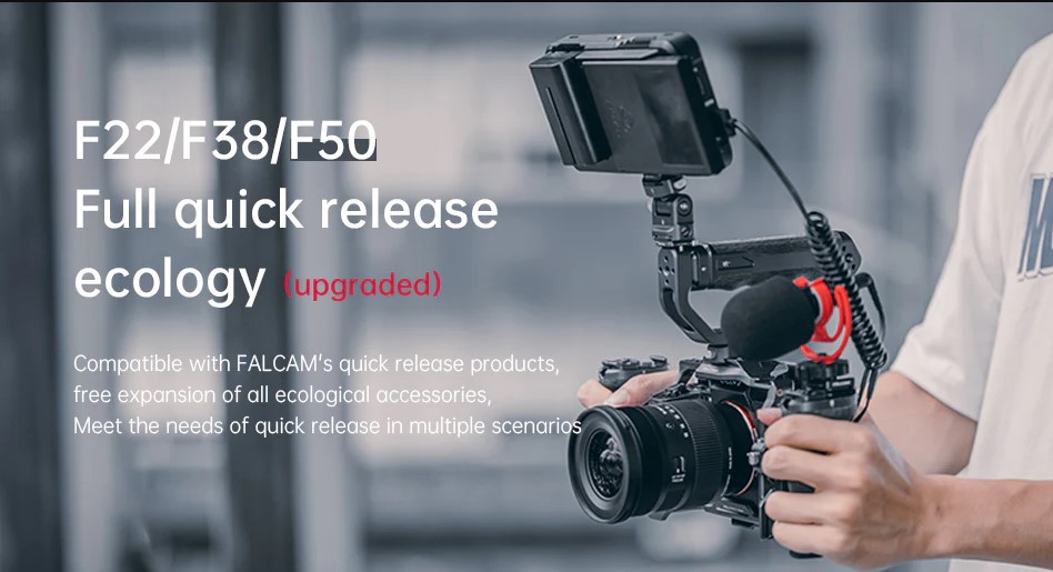 FALCAM F22 F38 F50 Quick Release Sony A1 A7M3 A7S3 A7R4 Camera Cage Rig ...