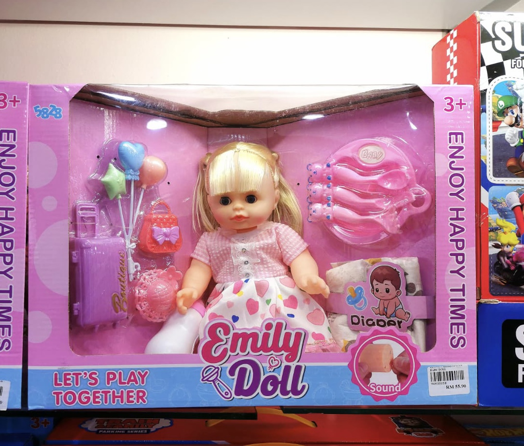 Emily Baby doll Toys ( Enjoy Happy Time ) | Shopee Malaysia