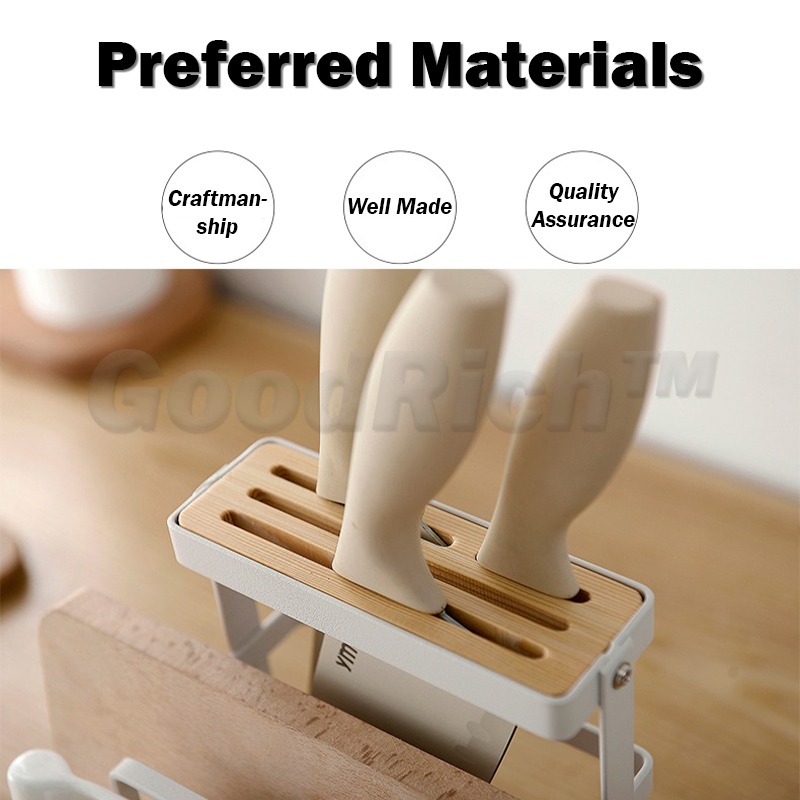 Minimalist Knives Rack, Kitchen Knife Rack For Knives and Chopping ...