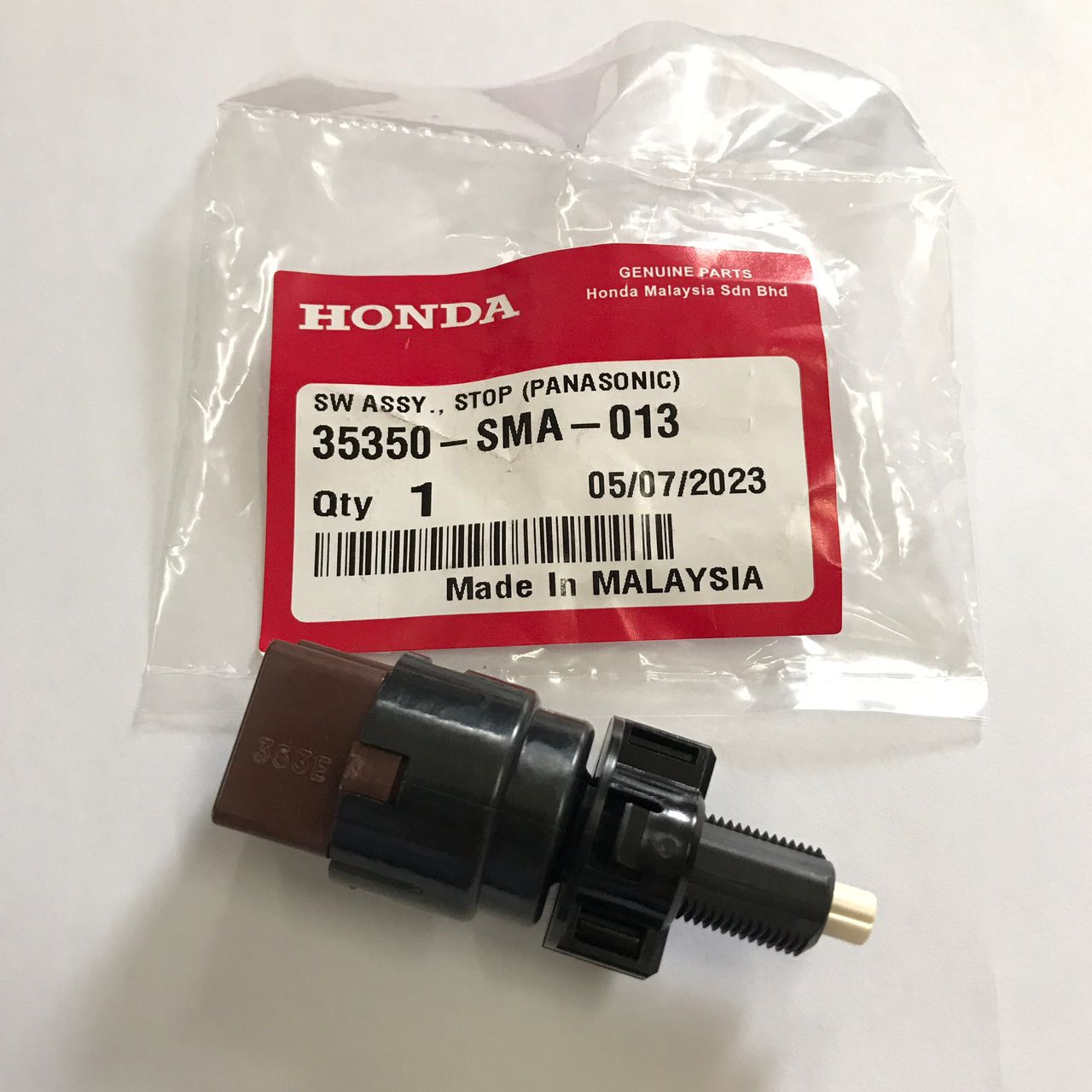 Genuine 36750SMA003, 36750SMA013 Brake Light Switch - Acura, Honda