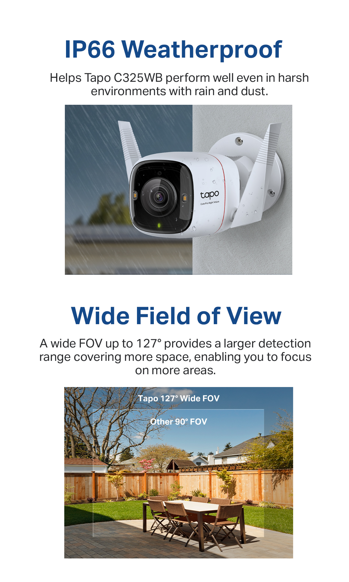 TP-Link Tapo-C325WB 4 Megapixel Outdoor Security Wi-Fi Camera with 4.58mm  Lens