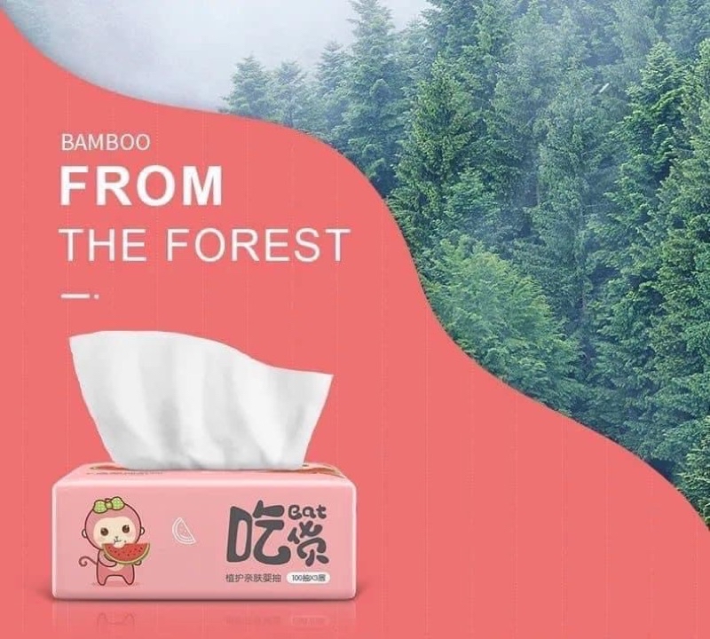 1 pack 70pull Monkey Tissue Paper 4 layer 植护猴子四层纸巾 1小包70抽 | Shopee Malaysia