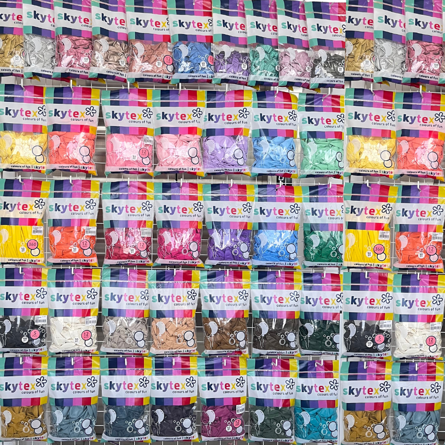 50 Pcs 12 Inch Skytex Colourful Latex Balloons Wholesale Price F12