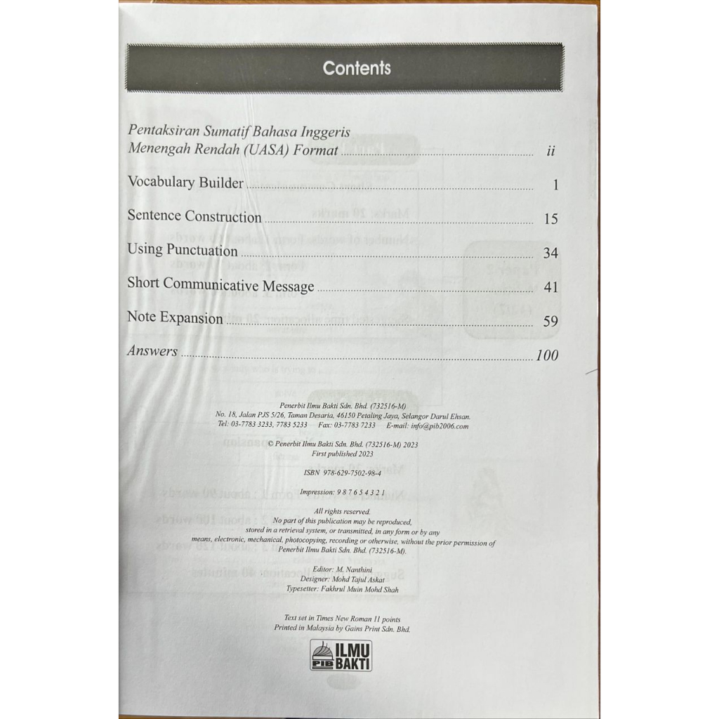 [FUNBOOK] ILMU BAKTI - Buku Latihan Simple Guide To Essay Writing ...