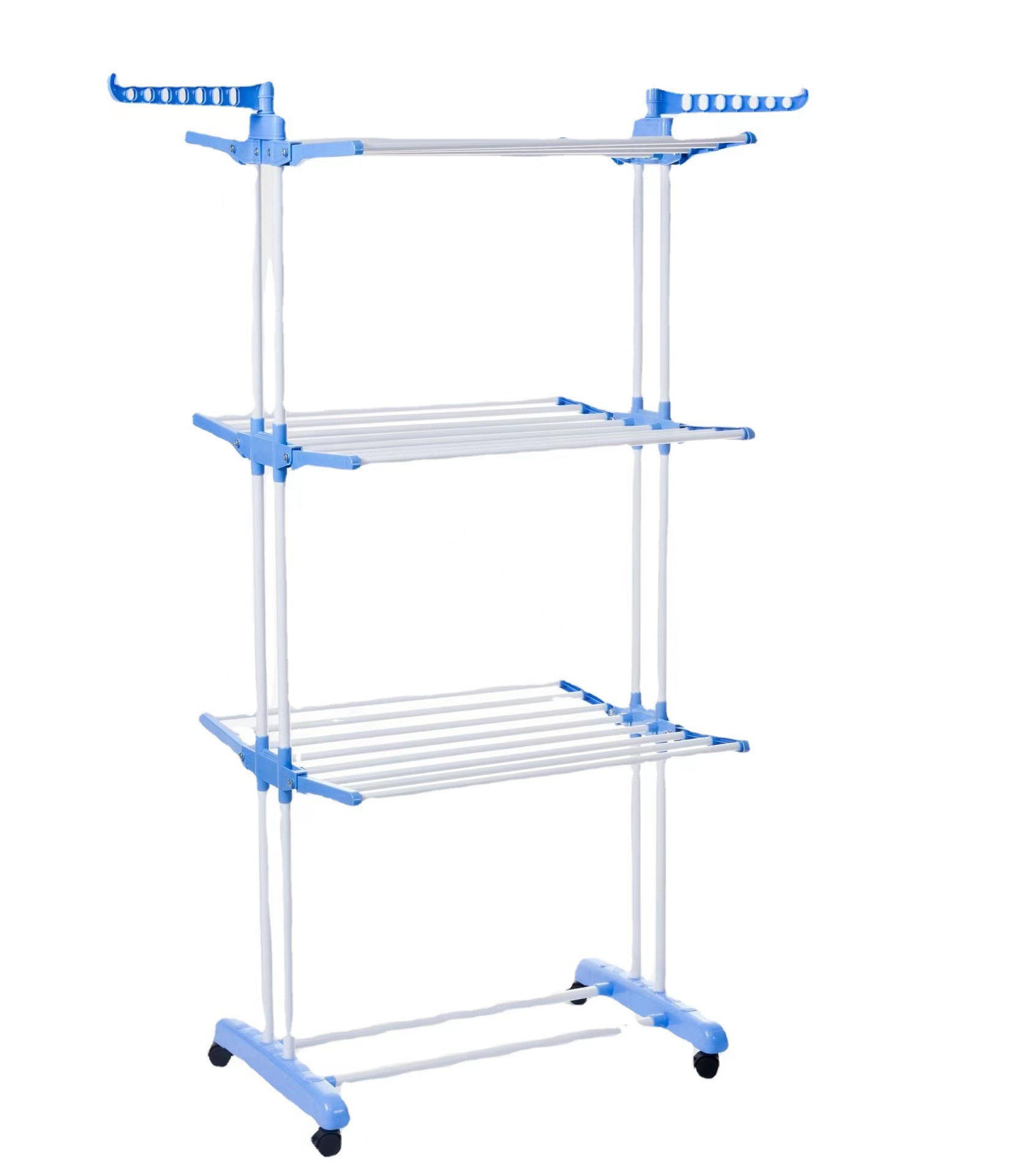 KAUKAU 3 Tier Foldable Clothes / Towel Drying Racks Clotheslines ...