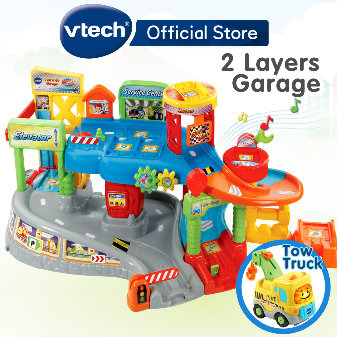 Vtech tow best sale truck garage