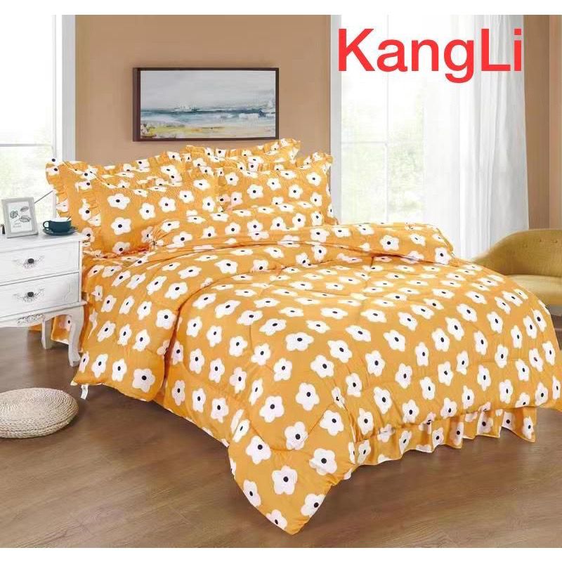 CADAR PATCHWORK ROPOL 5IN1 SELIMUT SET (100%COTTON) | Shopee Malaysia