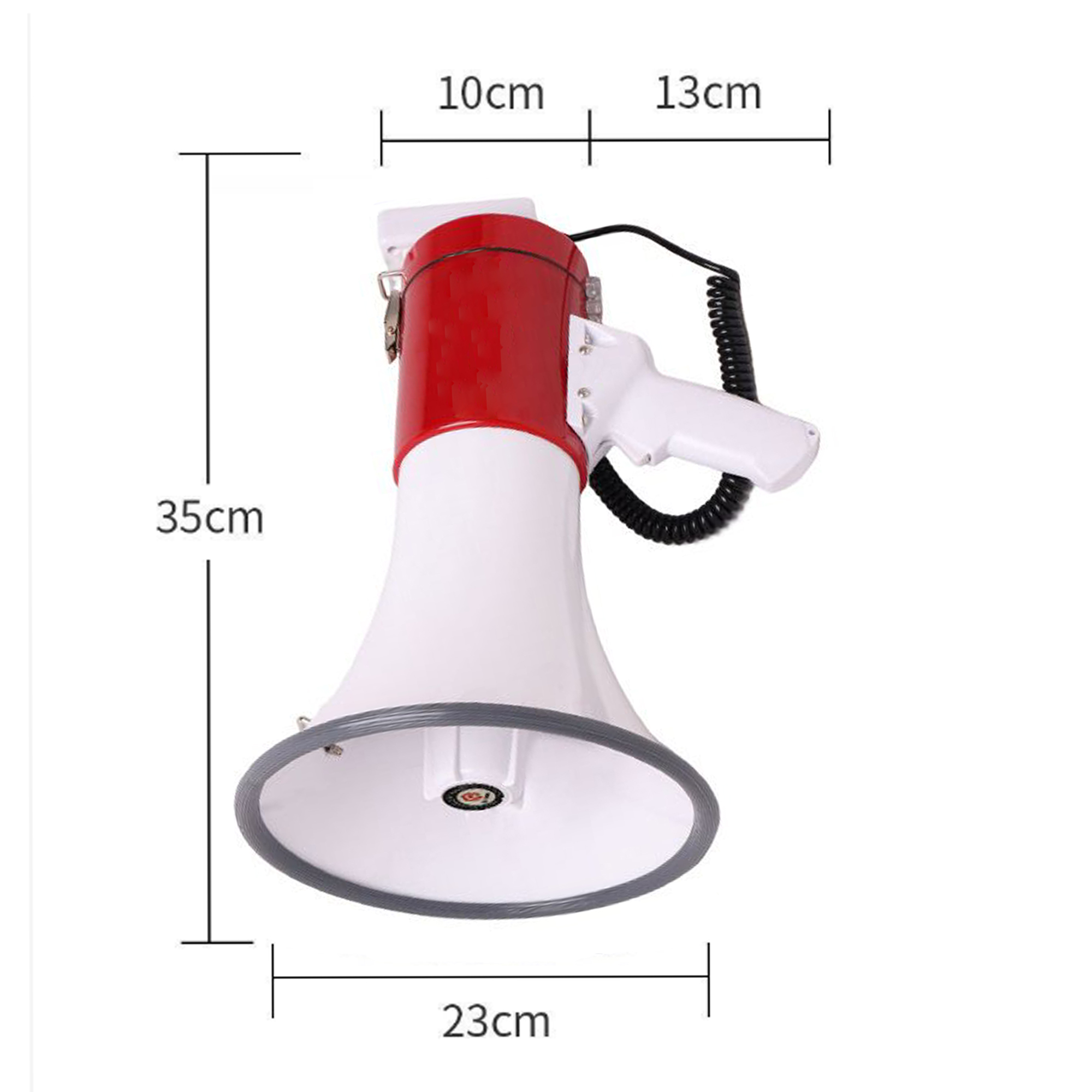 Power Megaphone Loud Hailer With Siren, USB, SD, AUX, Mute, MP3 ...