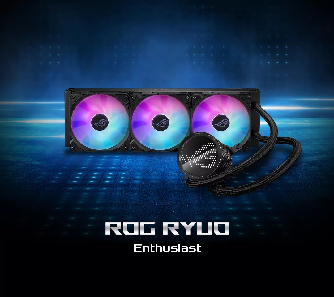 Asus ROG RYUO III ARGB Series AIO CPU Liquid Cooler - Black/White ...