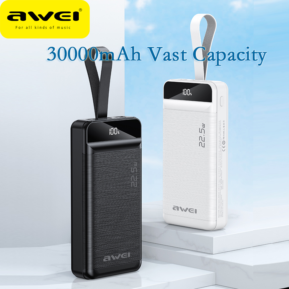Awei 60000mAh 22.5W PD Fast Charge P142K P141K P140k 143 144K Power ...