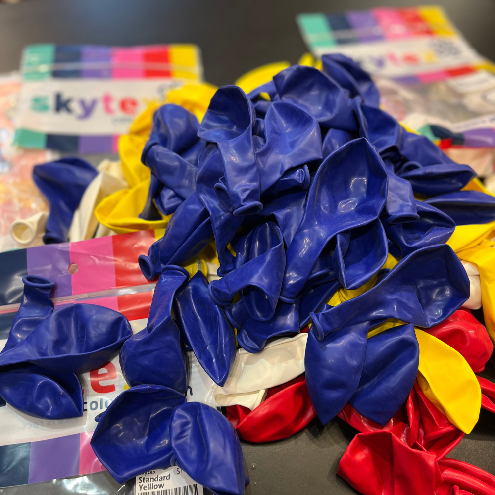 [Part 2] Skytex 50 pcs Colourful Latex Balloons 5,10,12 inch Same ...