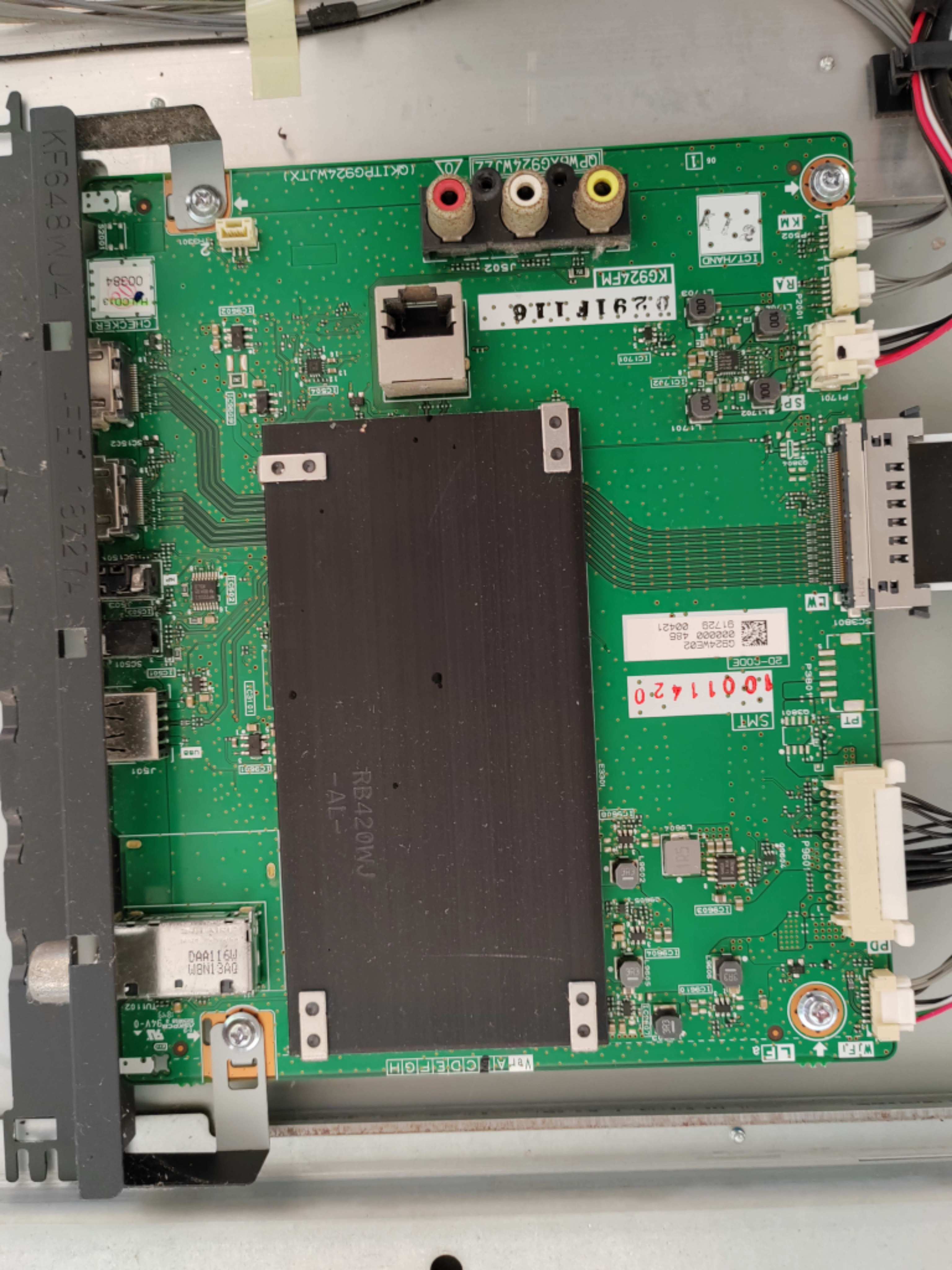 SHARP 4T-C70AH1X LED TV POWER BOARD MainBoard T-CON wifi speakers ...