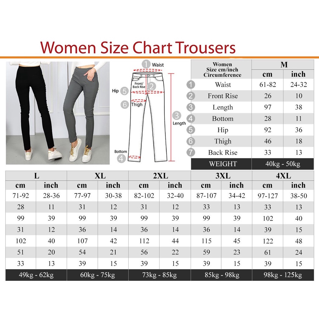 UPGRADED PLUS SIZE STRETCHABLE PANTS [P12926]