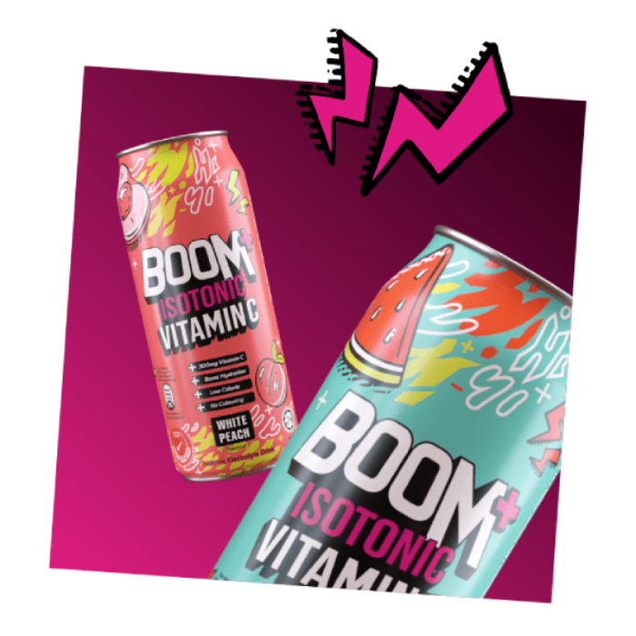 HAUSBOOM Boom+ Isotonic Vitamin C Drinks, 325ml x 24 | Shopee Malaysia