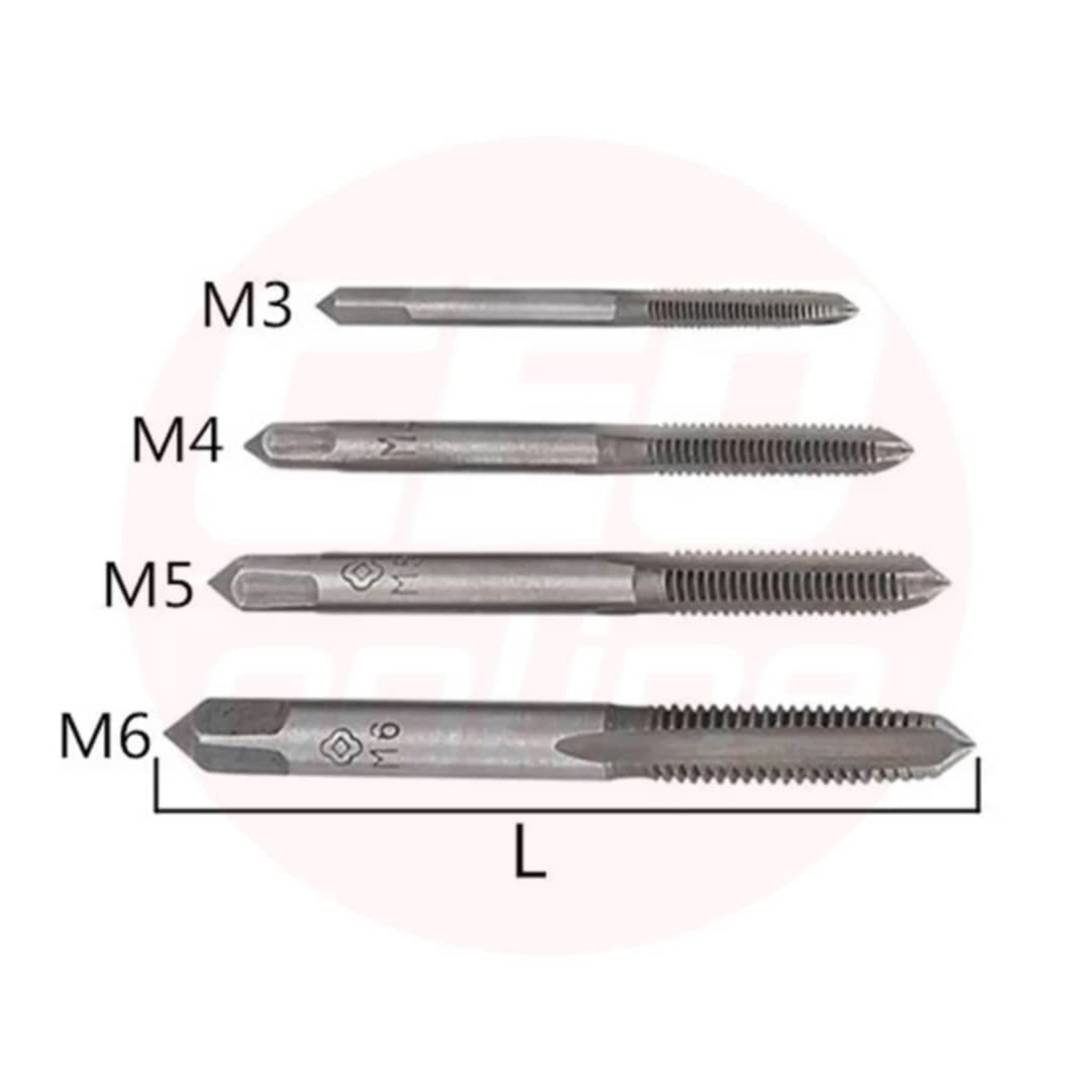 CEO 🇲🇾 9PCS/Set Tap Drill Wrench Tapping Threading Tool Screwdriver Tap ...
