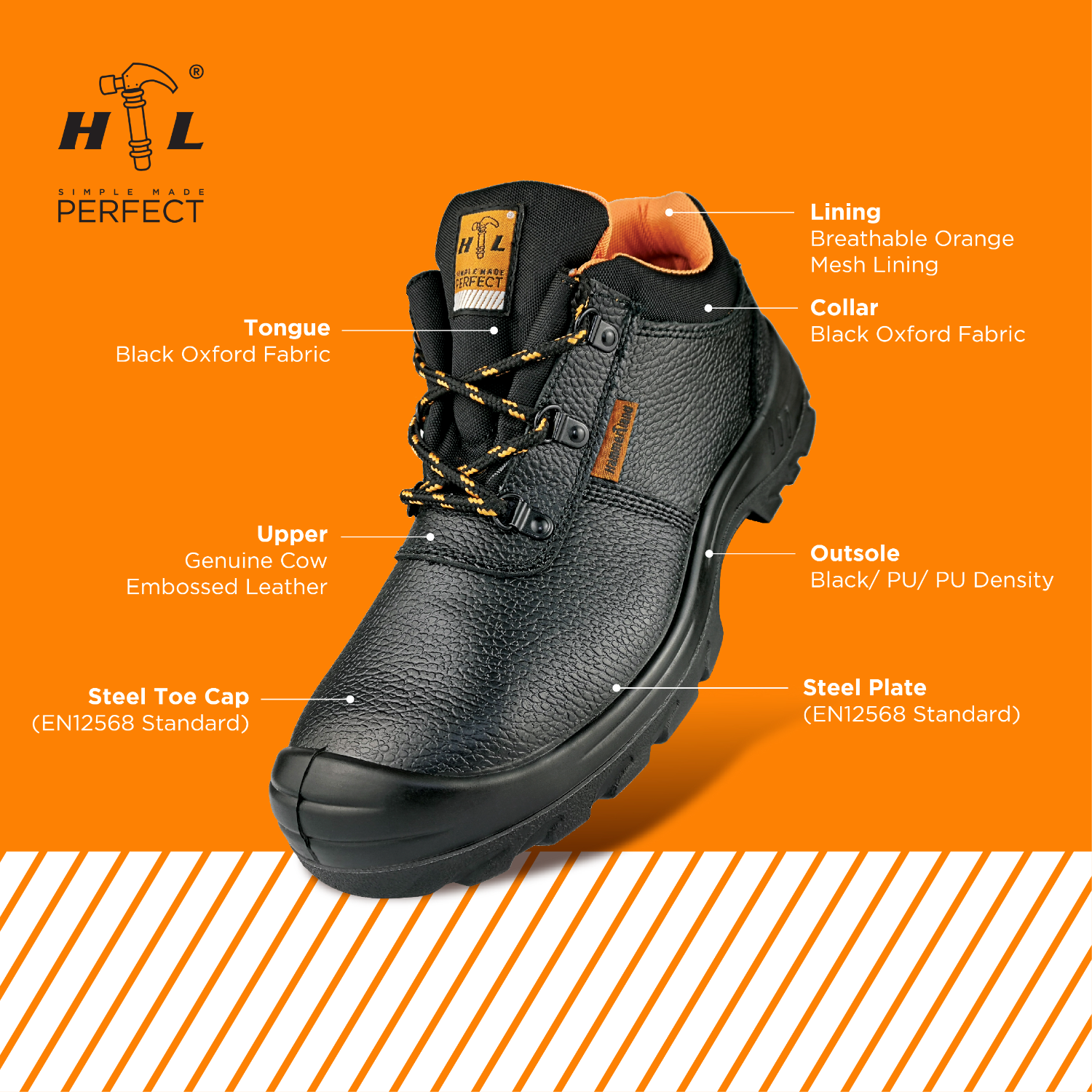 Photo inspiration: Picture Idea: Hammerland Men Low Cut With Shoelace Safety Shoes Ham 3007