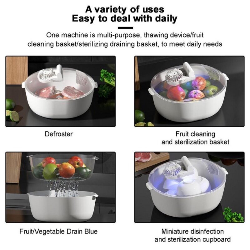【𝑅𝑒𝑎𝑑𝑦 𝑆𝑡𝑜𝑐𝑘】Multi-functional Defroster Box Meat Defroster Machine Fast ...