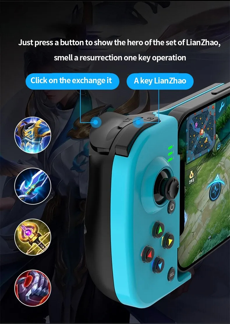 BSP-D3 Smartphone Mobile Android Game Controller Tablet PC Bluetooth ...