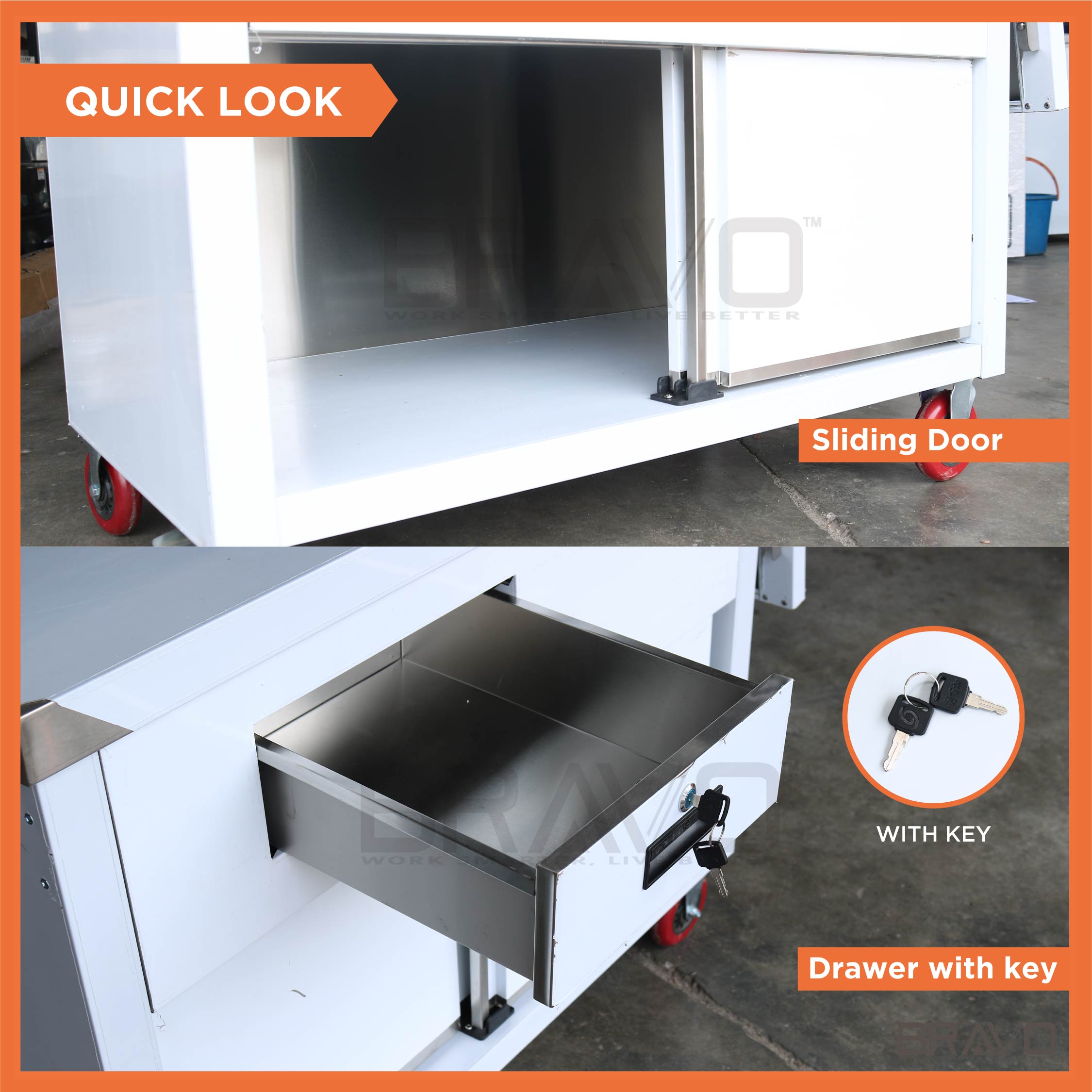 Bravo 2 in 1 Stainless Steel Mee Stall Chicken Stall Prawn Mee Stall ...