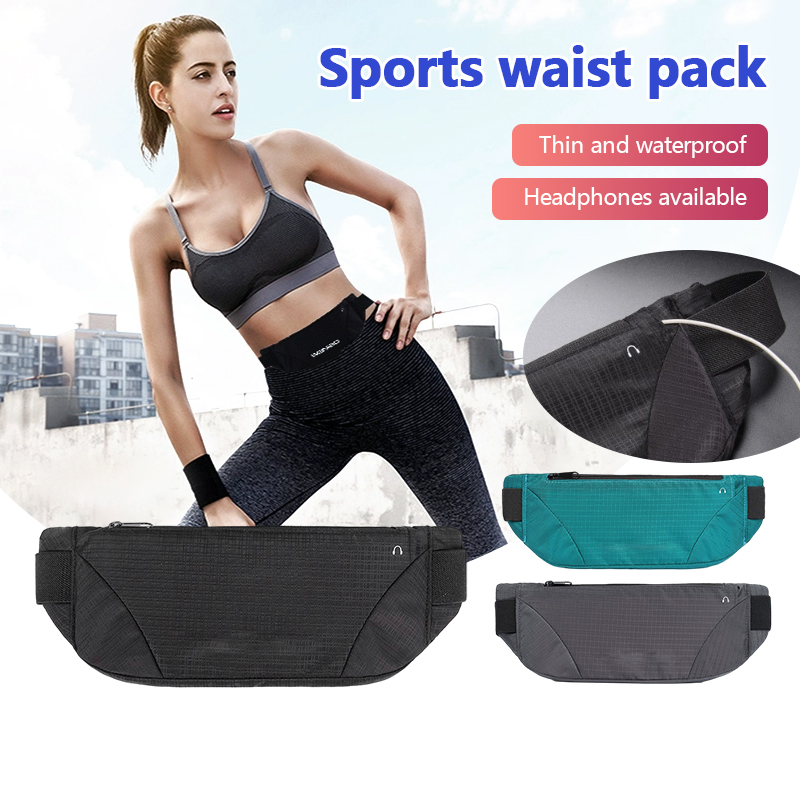 Running Waist Bag Belt Bag Man Woman banana bag Outdoor Waterproof ...