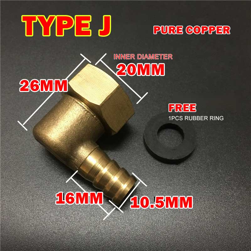 Universal Gas Cooker Stove Hob Inlet Joint Hose Connection L Shape Elbow Gas Stove Spare Parts