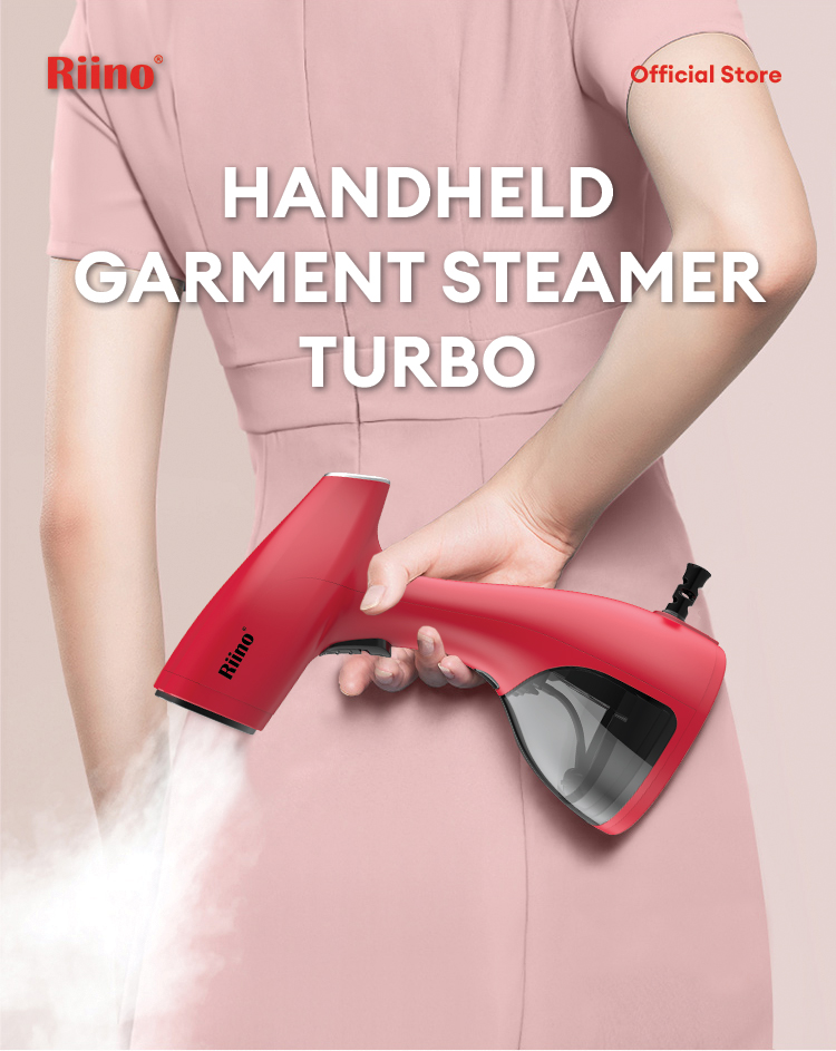 Riino Handheld Garment Steamer Turbo Travel Portable Steam Iron QH09