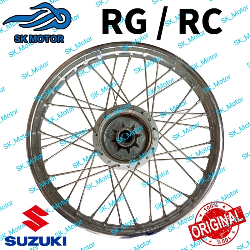 Suzuki RC 80 100 110 BEST RG RGV FX GSX Original Rear Wheel Rim Union ...