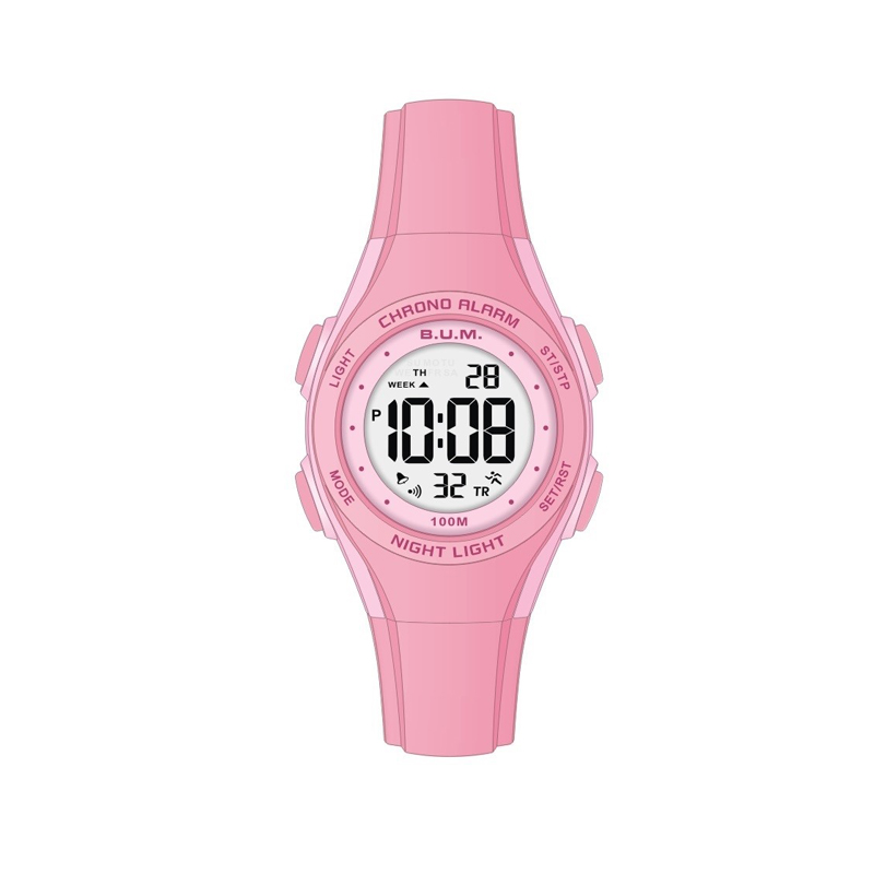 B.U.M. Equipment LCD Digital Chronograph Alarm Hourly Chime Timer EL ...