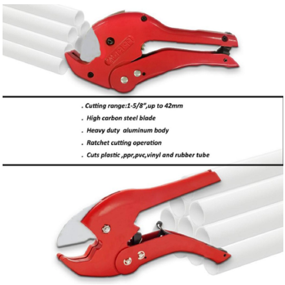 42MM 63MM Automatic Vinyl PVC Pipe Cutter Snips Cutting Quality Assured ...