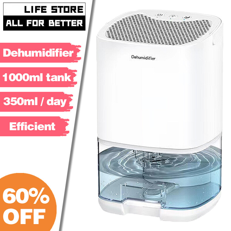 Xiaomi 1000ML Portable Dehumidifier Moisture Absorbers Air Dryer Quiet ...