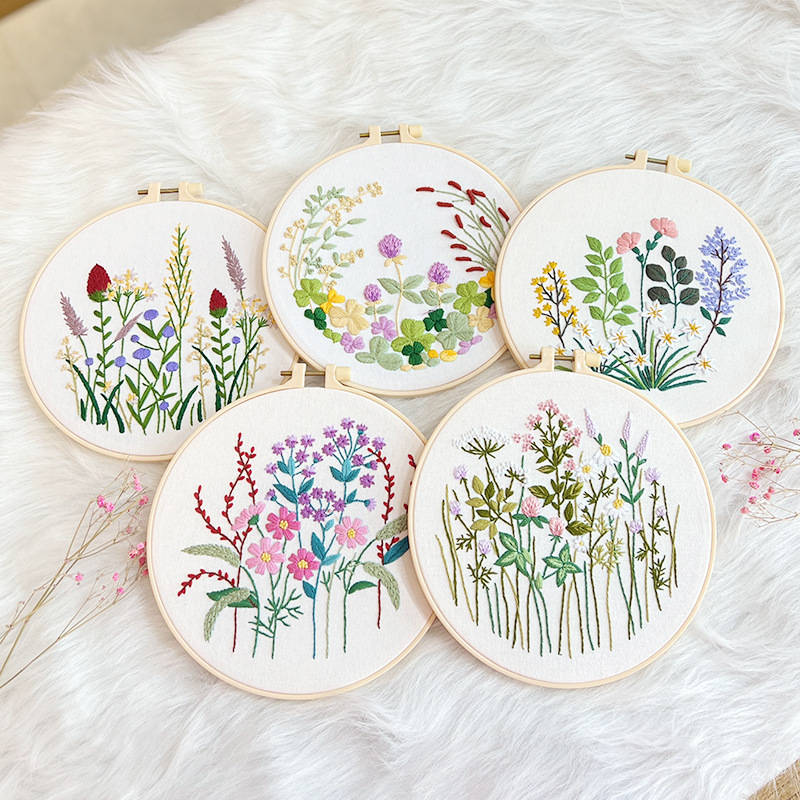 Embroidery Set/ Embroidery Kit Needlework for Beginner Cross Stitch DIY ...